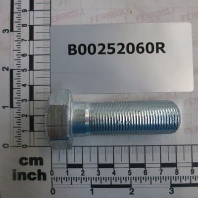 Śruba ocynkowana M20X1,5 X 60  Gaspardo B00252060R