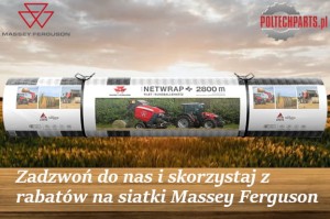 Siatka do prasy - Premium Interwrap Massey Ferguson 2800m 123cm