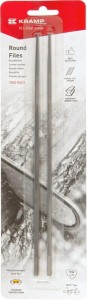 Pilnik okrągły na kartonowym podkładzie, 2 sztuki 11/64" 4.5mm 11642FKR