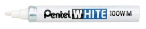 Marker 100WM Pentel, biały 013004