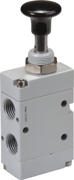 Zawór z przyciskiem 3/2-drożny 1/4" MAB32B14