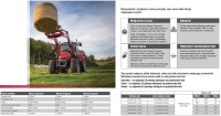 Siatka do prasy o długości 2800m i szerokości 1,23m. Massey Ferguson