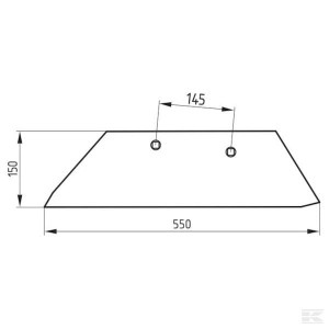 Lemiesz 16" prawy 74-607 506074607