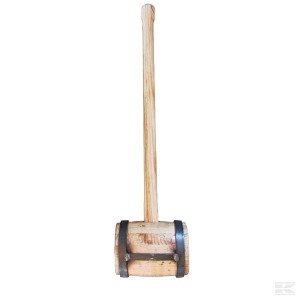 Młot drewniany do słupków ogrodzeniowych, 6 kg AKO