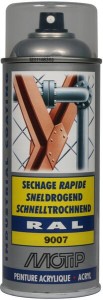 Lakier akrylowy w sprayu, RAL 9007 szary 400 ml